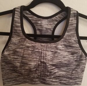 B&W Racer Back Sports Bra